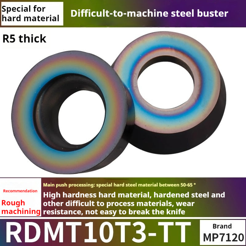 2036-CNC milling inserts, RPMW carbide R5 machining center, R4 milling machine, R6 milling inserts, RPMT round cutter cutters Shandong Denso Pricision Tools Co.,Ltd.